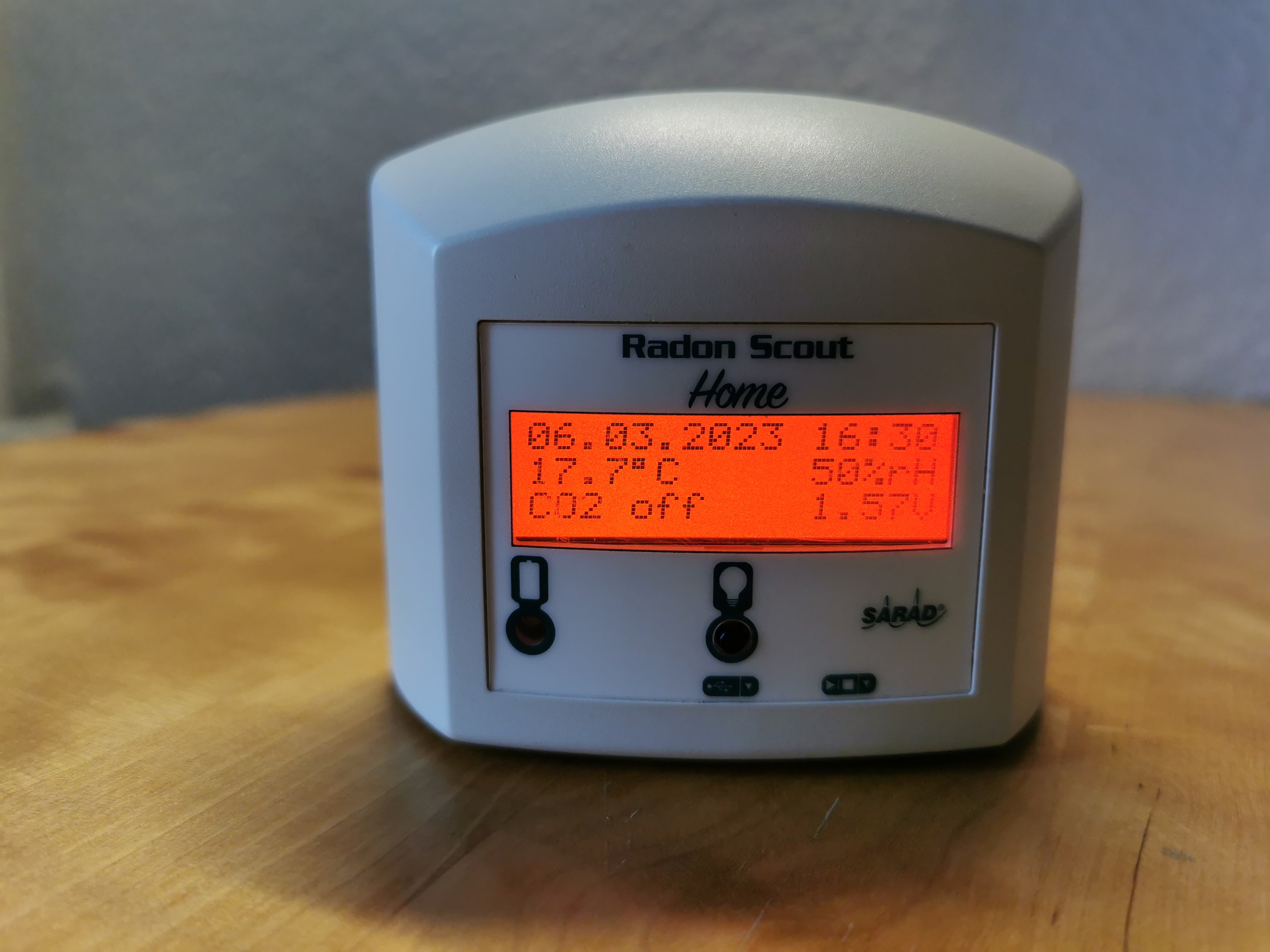 Radon Gas Messgerät Meter Detektor RN1 - Fachshop für Messgeräte
